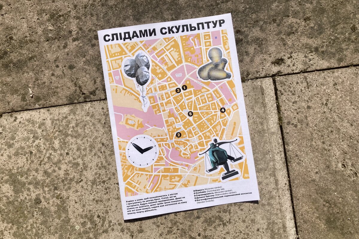 Po stopách soch / Cлідами скульптур pro ukrajinské děti